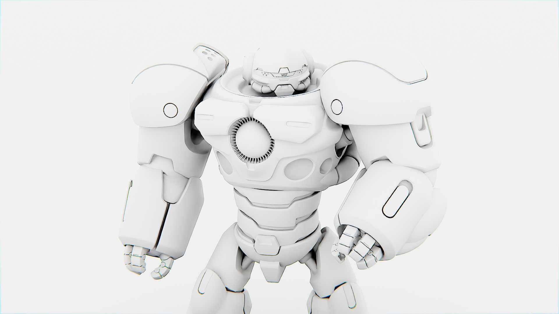 BATTLE DROID  GOLIATH  V-2    RIGGED 3D model_33