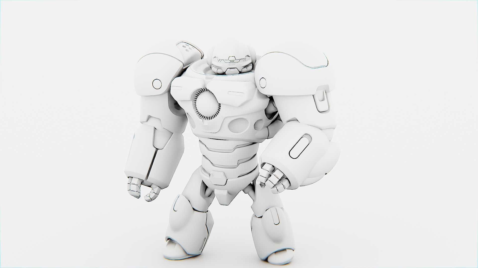 BATTLE DROID  GOLIATH  V-2    RIGGED 3D model_34