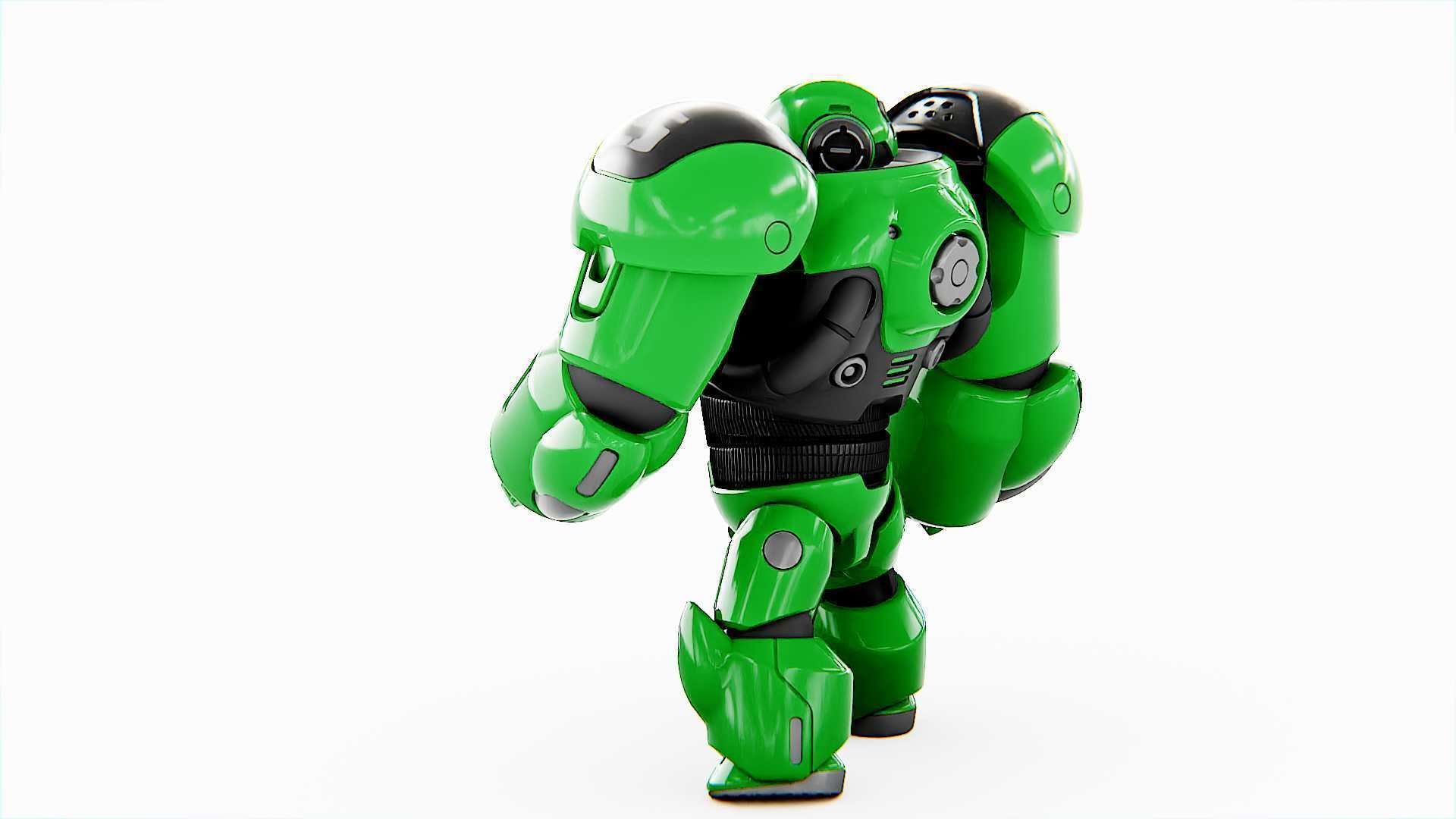 BATTLE DROID  GOLIATH  V-2    RIGGED 3D model_11