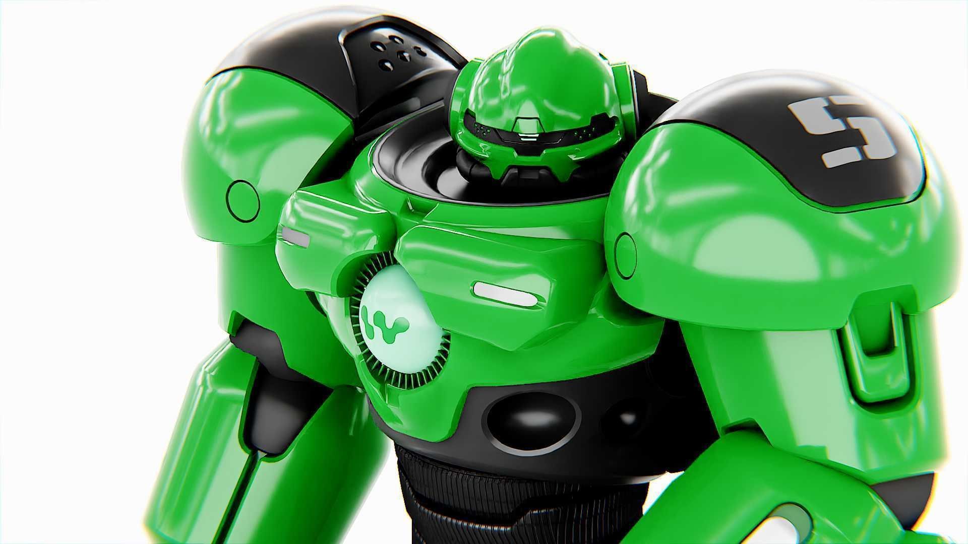 BATTLE DROID  GOLIATH  V-2    RIGGED 3D model_14