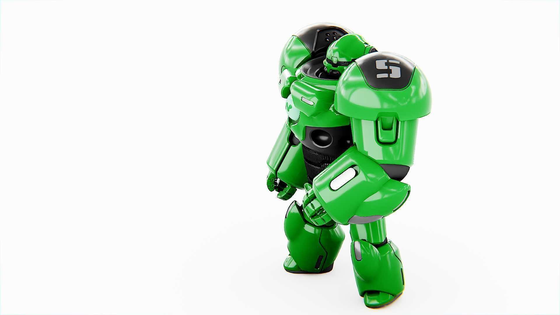 BATTLE DROID  GOLIATH  V-2    RIGGED 3D model_12