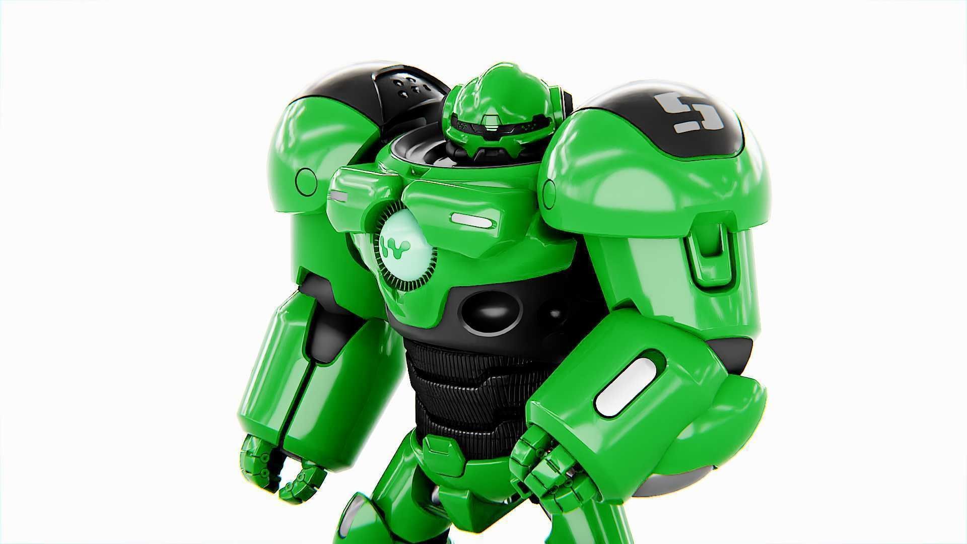 BATTLE DROID  GOLIATH  V-2    RIGGED 3D model_2