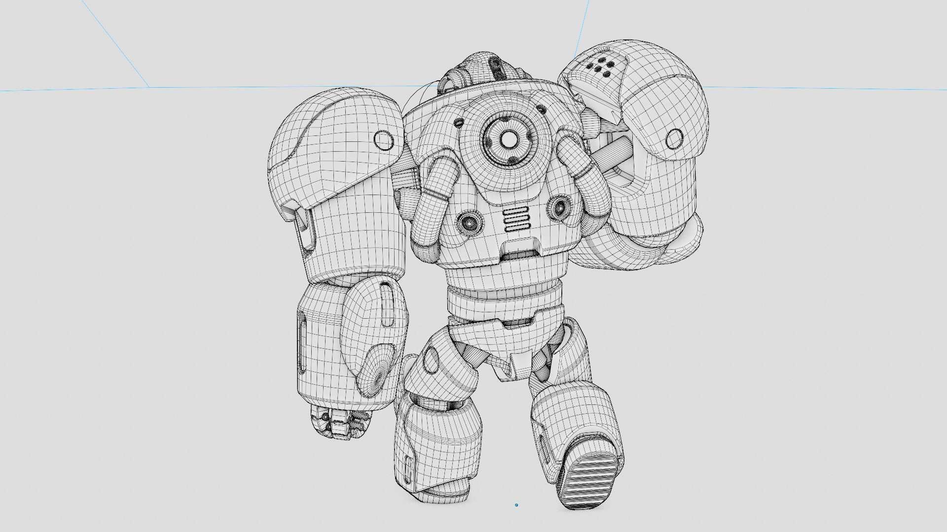 BATTLE DROID  GOLIATH  V-2    RIGGED 3D model_38