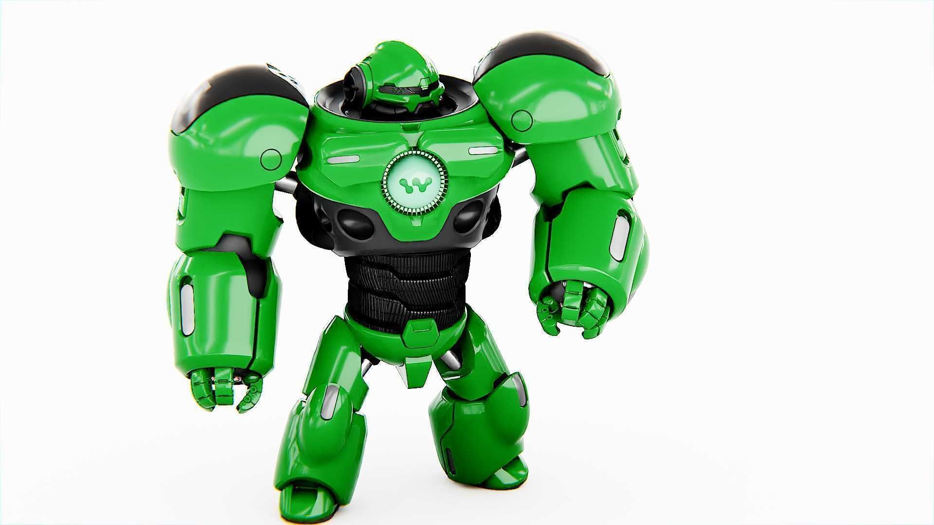 BATTLE DROID  GOLIATH  V-2    RIGGED 3D model_4