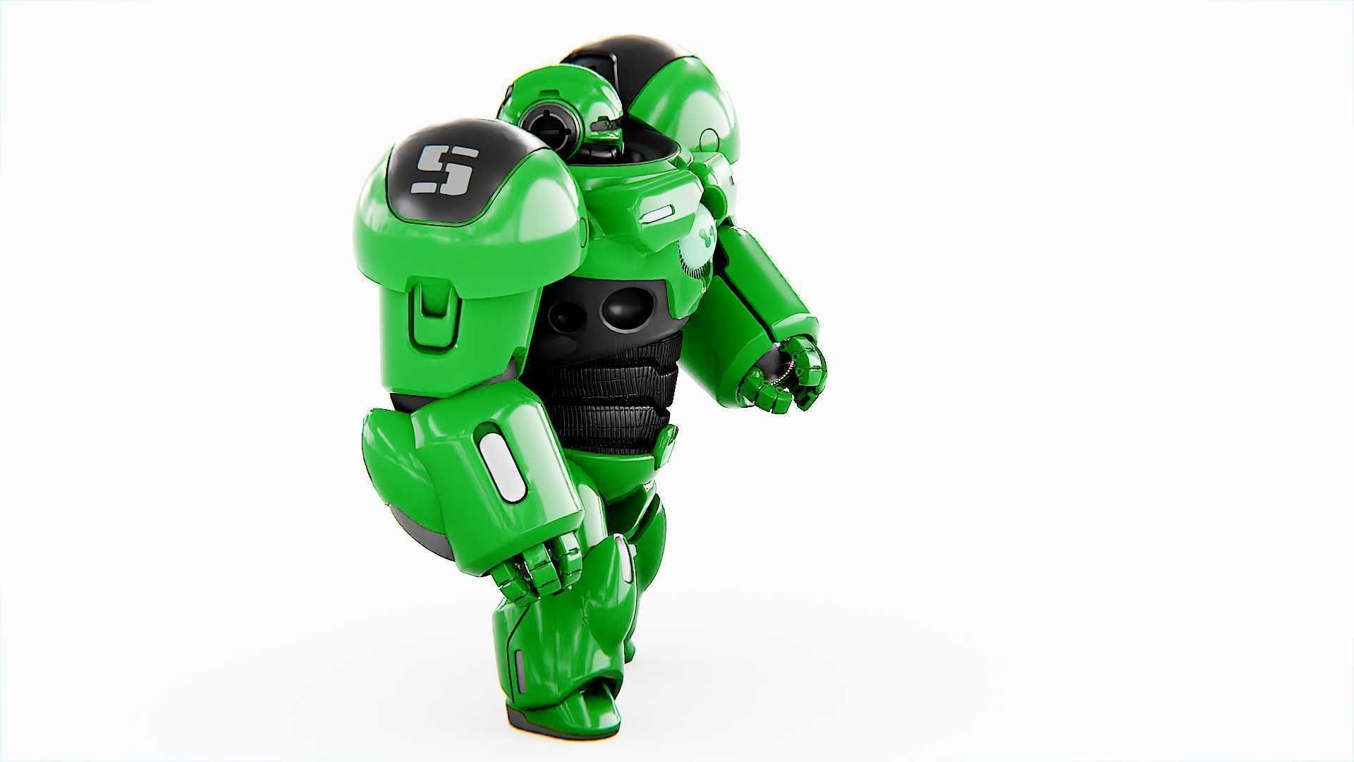 BATTLE DROID  GOLIATH  V-2    RIGGED 3D model_6