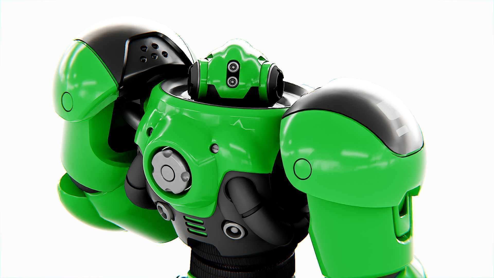 BATTLE DROID  GOLIATH  V-2    RIGGED 3D model_17