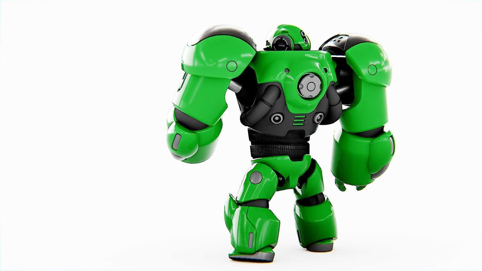 BATTLE DROID  GOLIATH  V-2    RIGGED 3D model_10