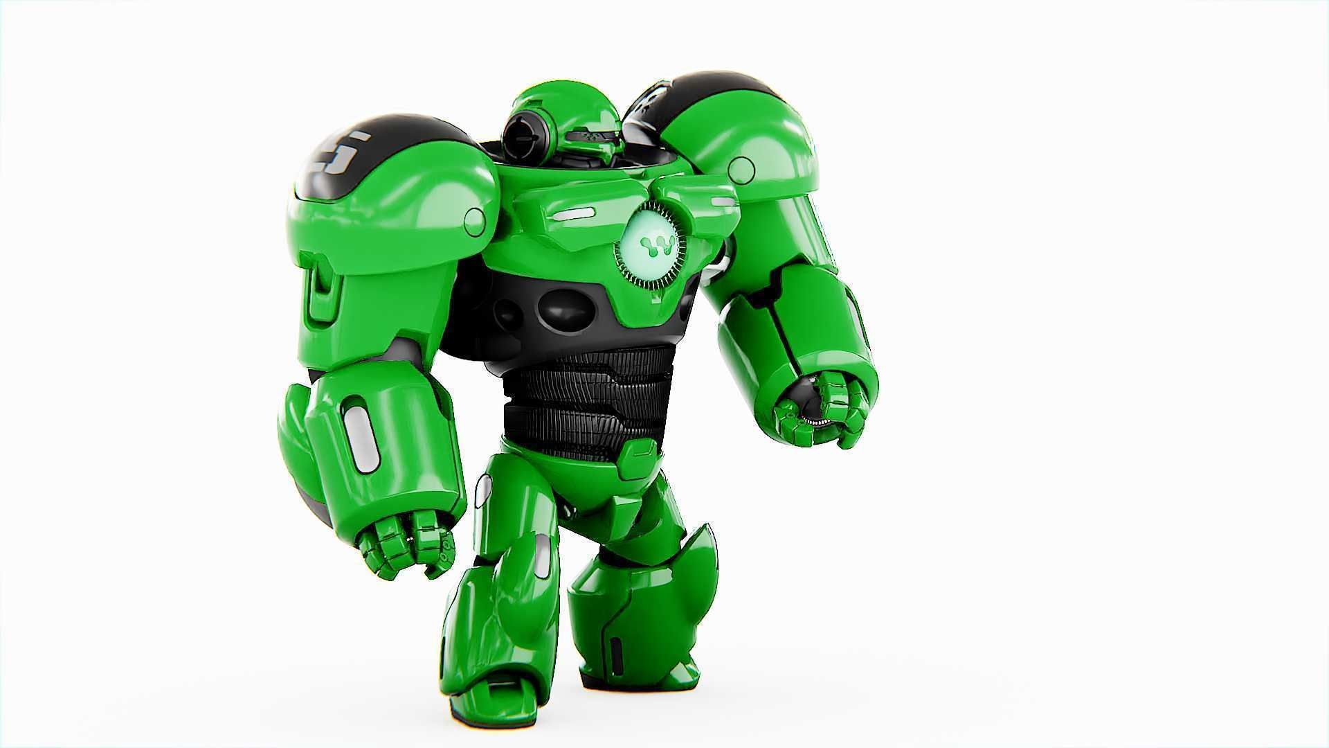 BATTLE DROID  GOLIATH  V-2    RIGGED 3D model_5