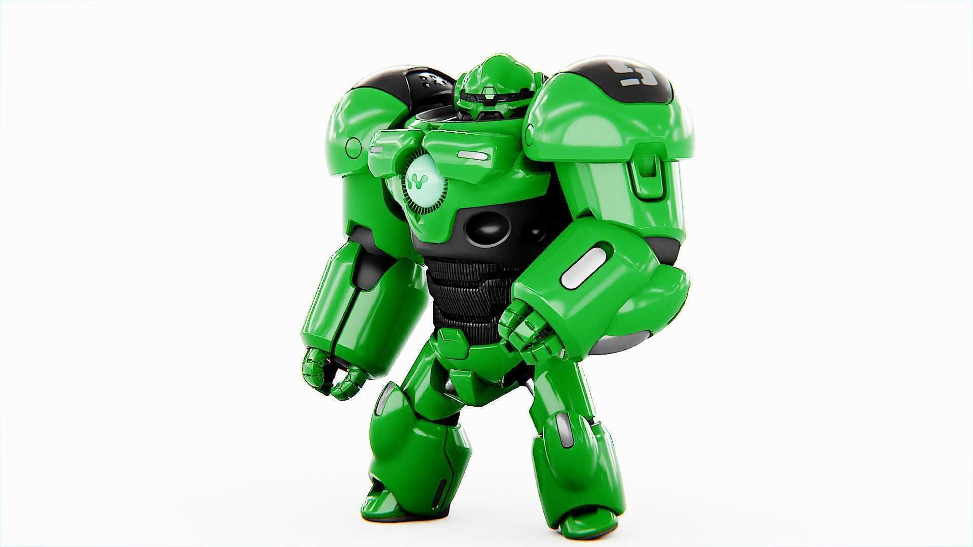 BATTLE DROID  GOLIATH  V-2    RIGGED 3D model_1