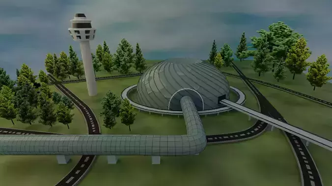 Jewel Changi Airport 3D Model