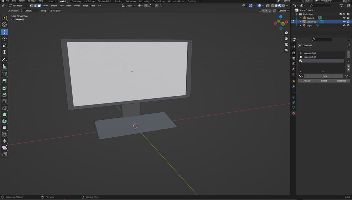 monitor 3D model_1