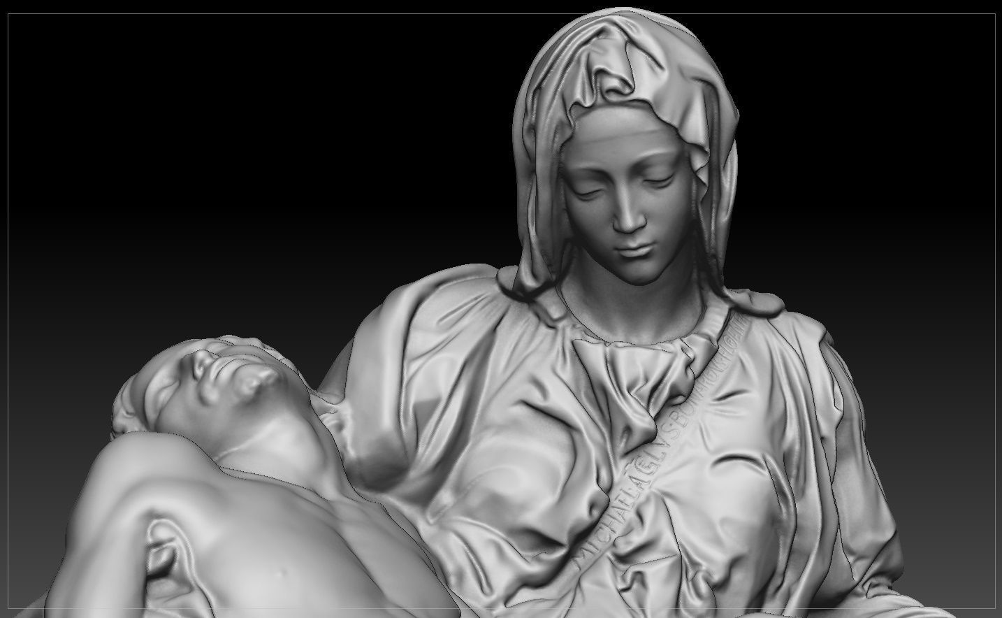 Michelangelo Pieta Vatcano 3D print model_20