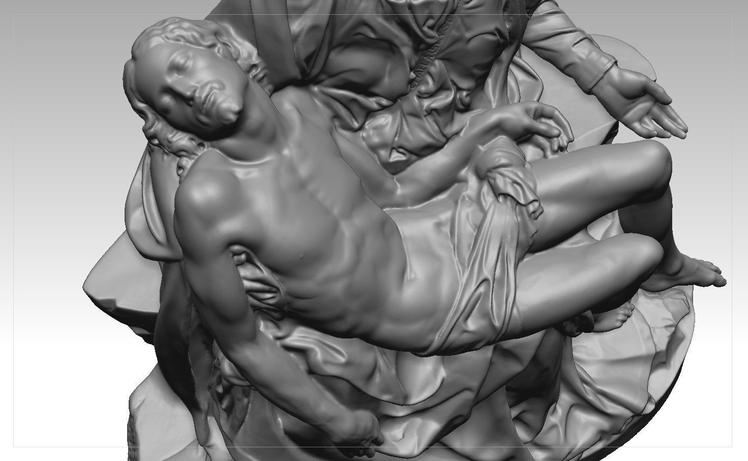 Michelangelo Pieta Vatcano 3D print model_4