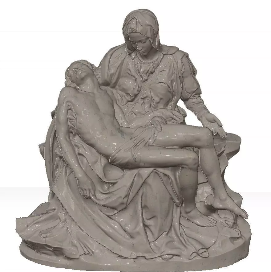 Michelangelo Pieta Vatcano 3D print model_0