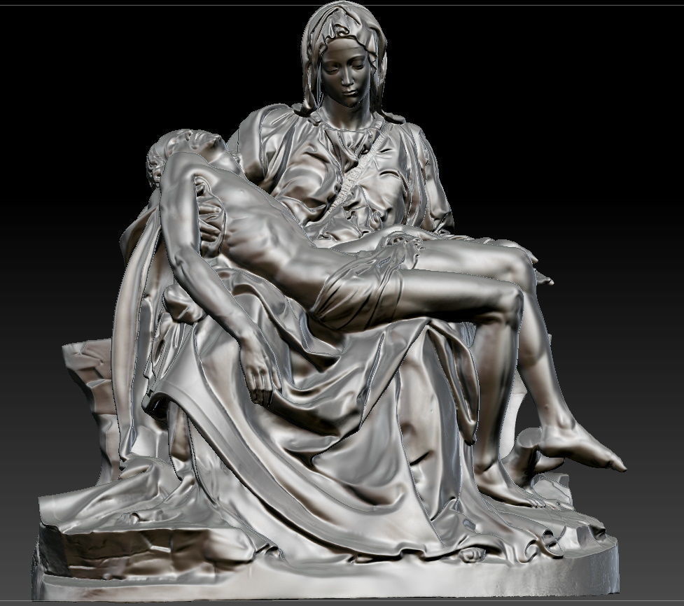 Michelangelo Pieta Vatcano 3D print model_19