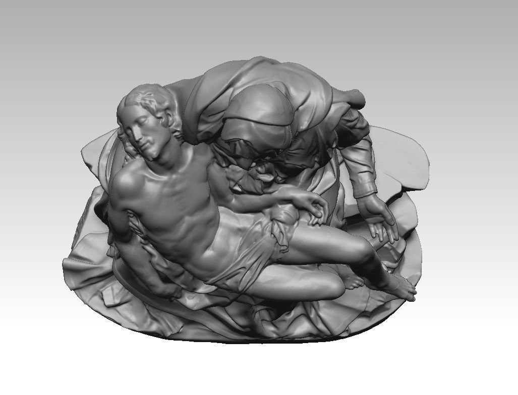 Michelangelo Pieta Vatcano 3D print model_7