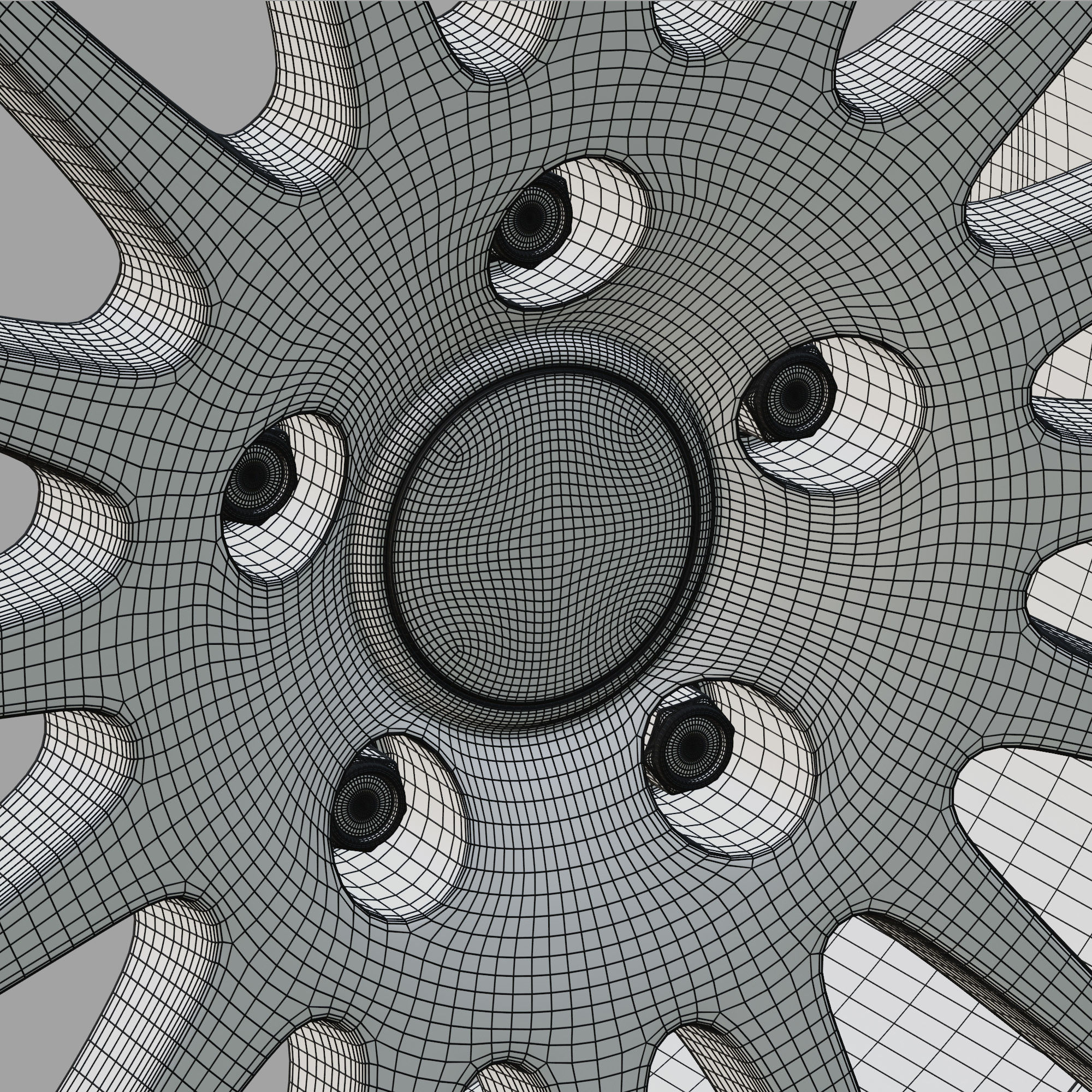 OZ Racing Superturismo GT Wheel 3D Model 3D model_8