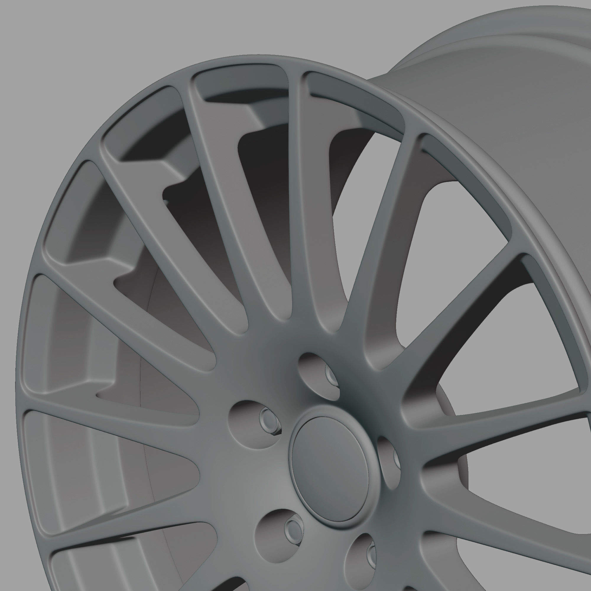 OZ Racing Superturismo GT Wheel 3D Model 3D model_13