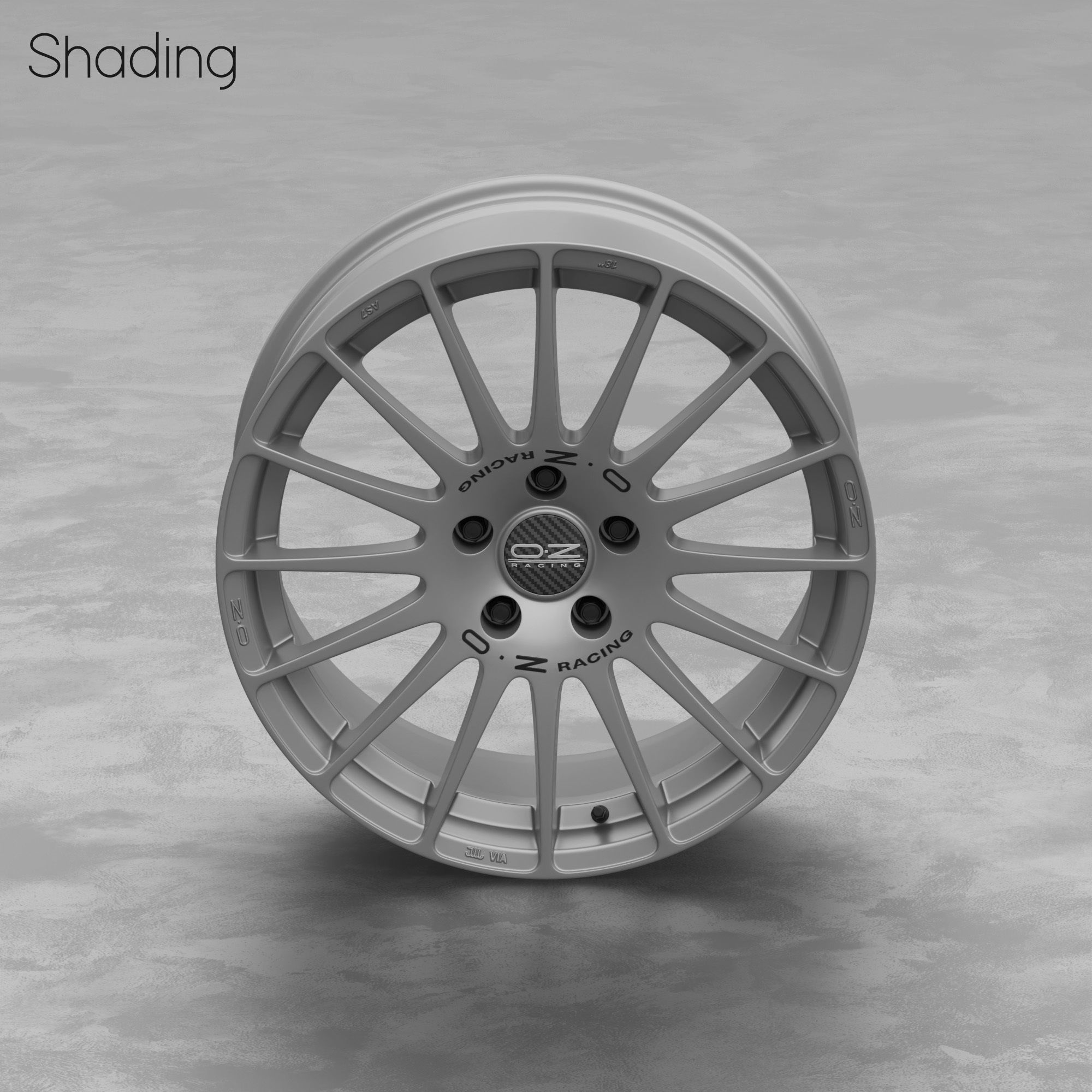OZ Racing Superturismo GT Wheel 3D Model 3D model_5