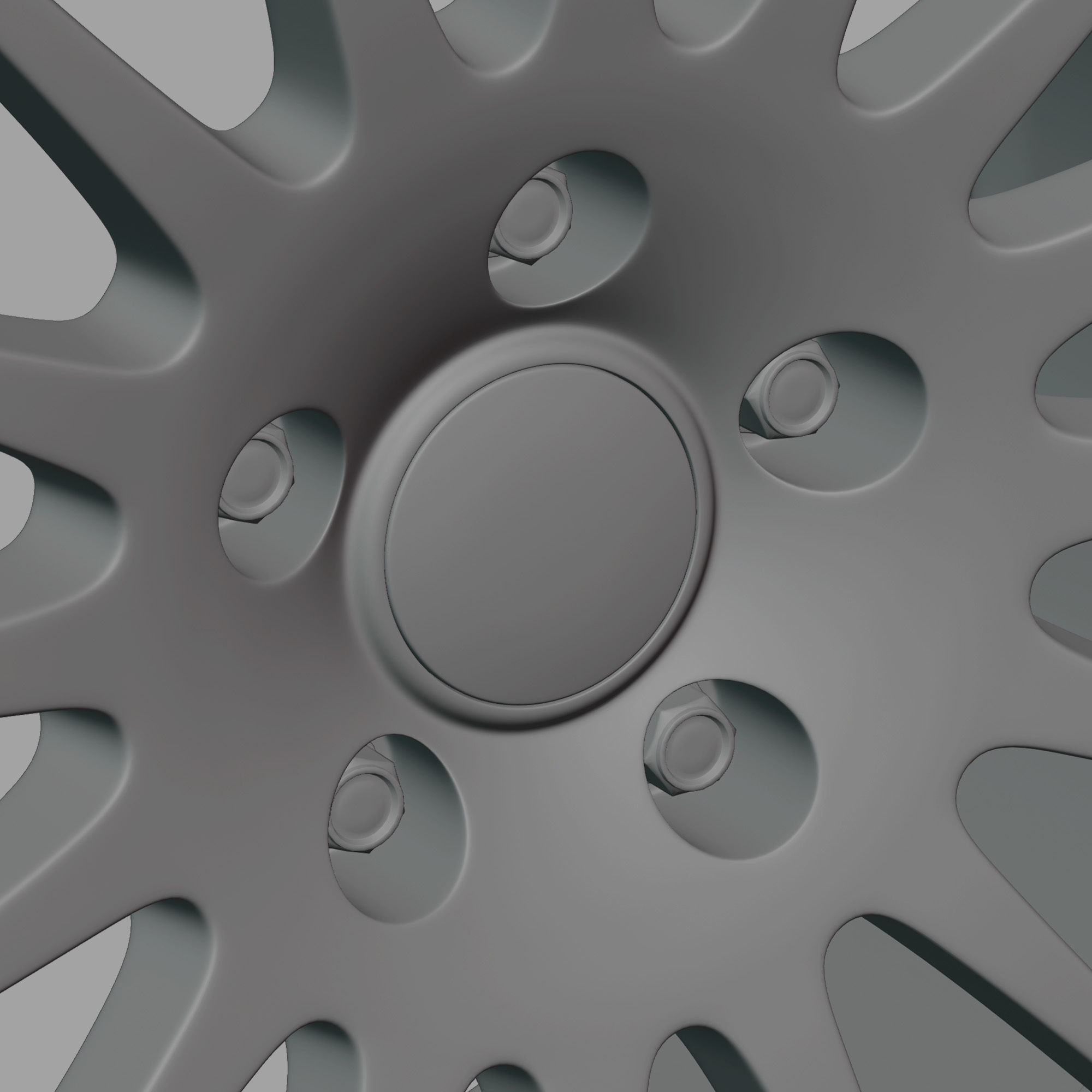 OZ Racing Superturismo GT Wheel 3D Model 3D model_9