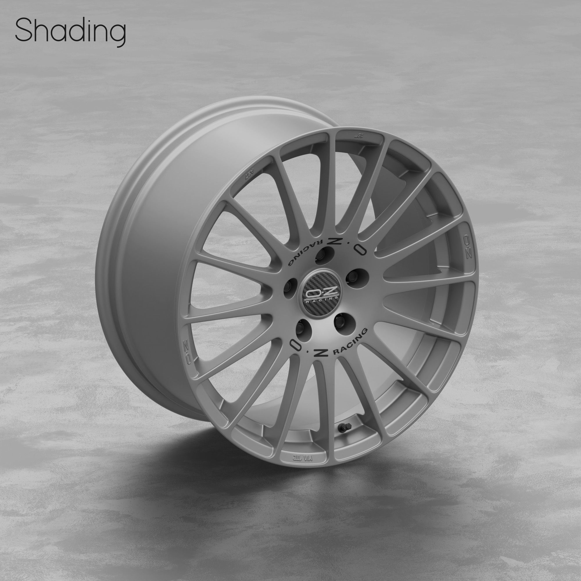 OZ Racing Superturismo GT Wheel 3D Model 3D model_4