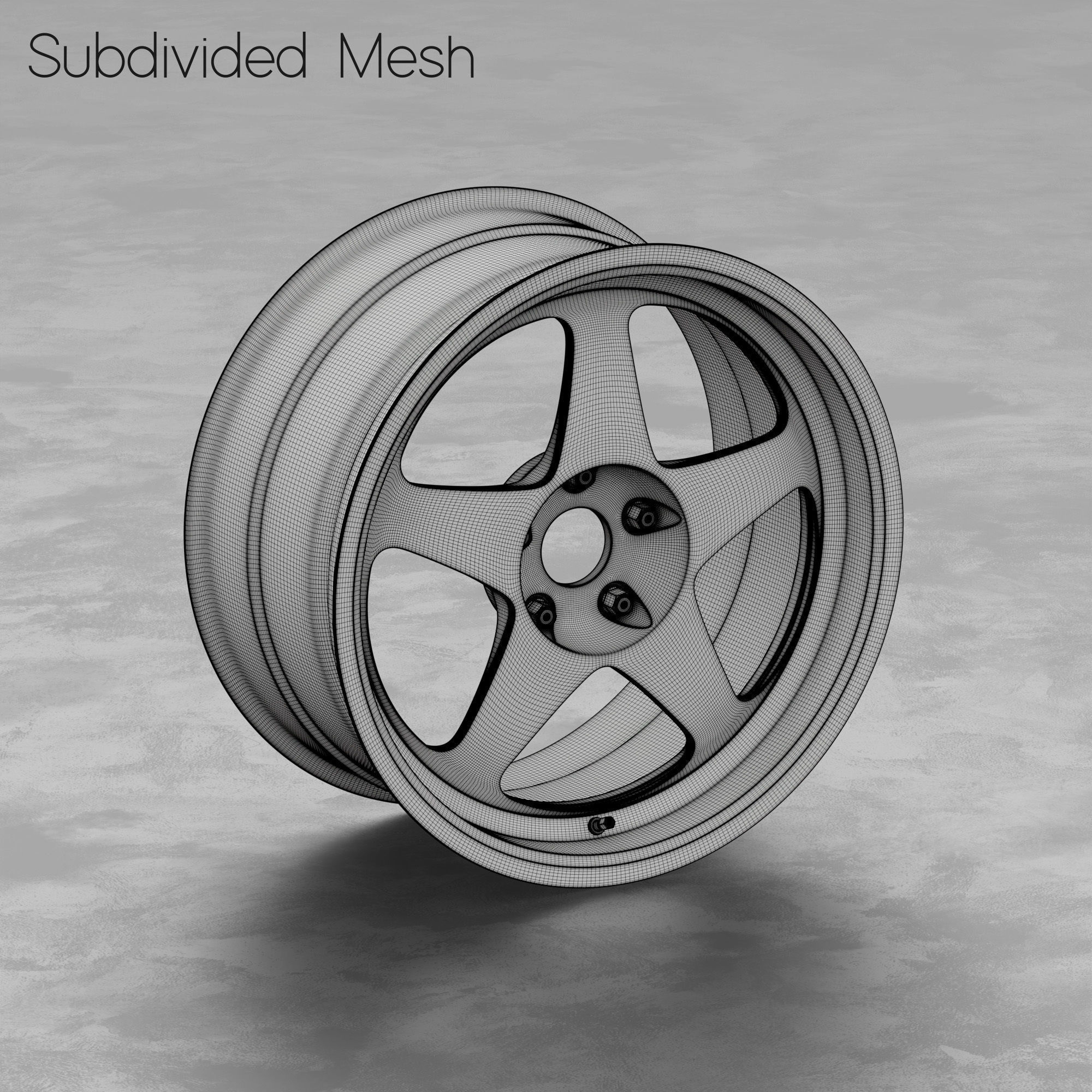 Desmond RegaMaster EVO Wheel 3D Model 3D model_2