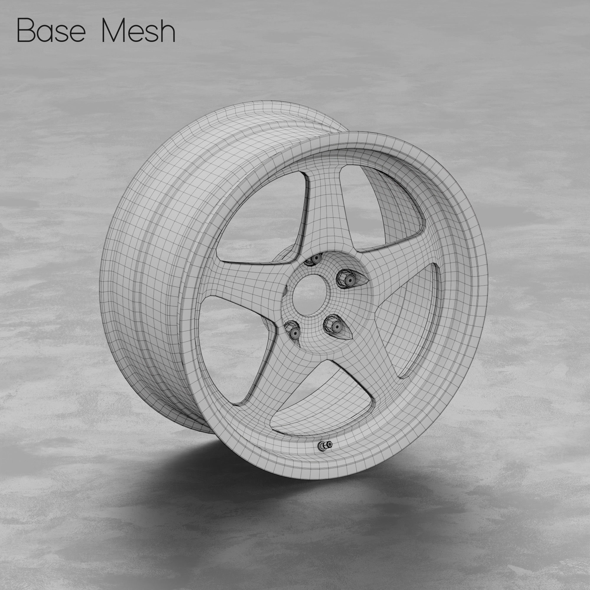 Desmond RegaMaster EVO Wheel 3D Model 3D model_1