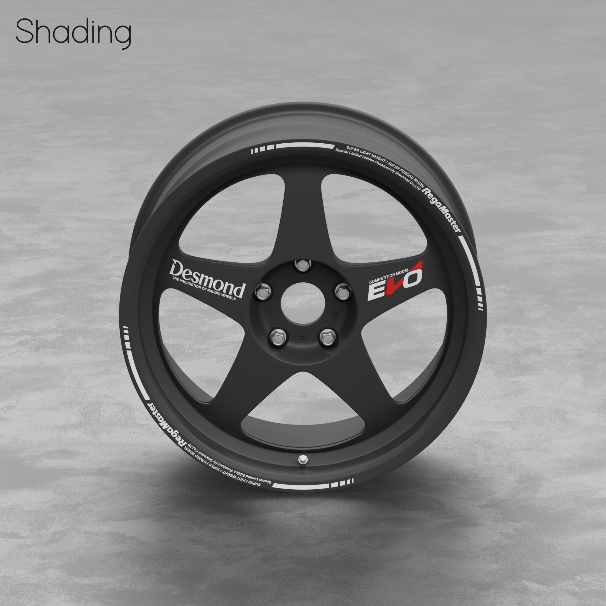 Desmond RegaMaster EVO Wheel 3D Model 3D model_5