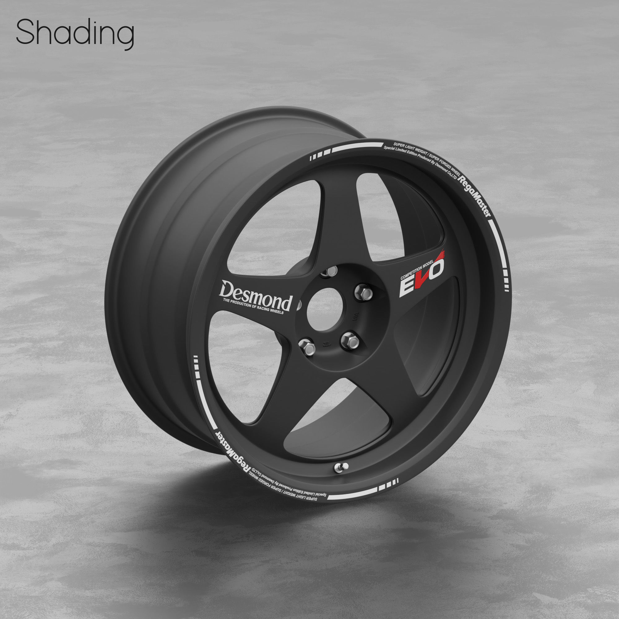 Desmond RegaMaster EVO Wheel 3D Model 3D model_4