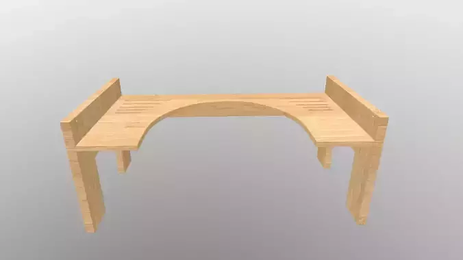 Desk 3D Model