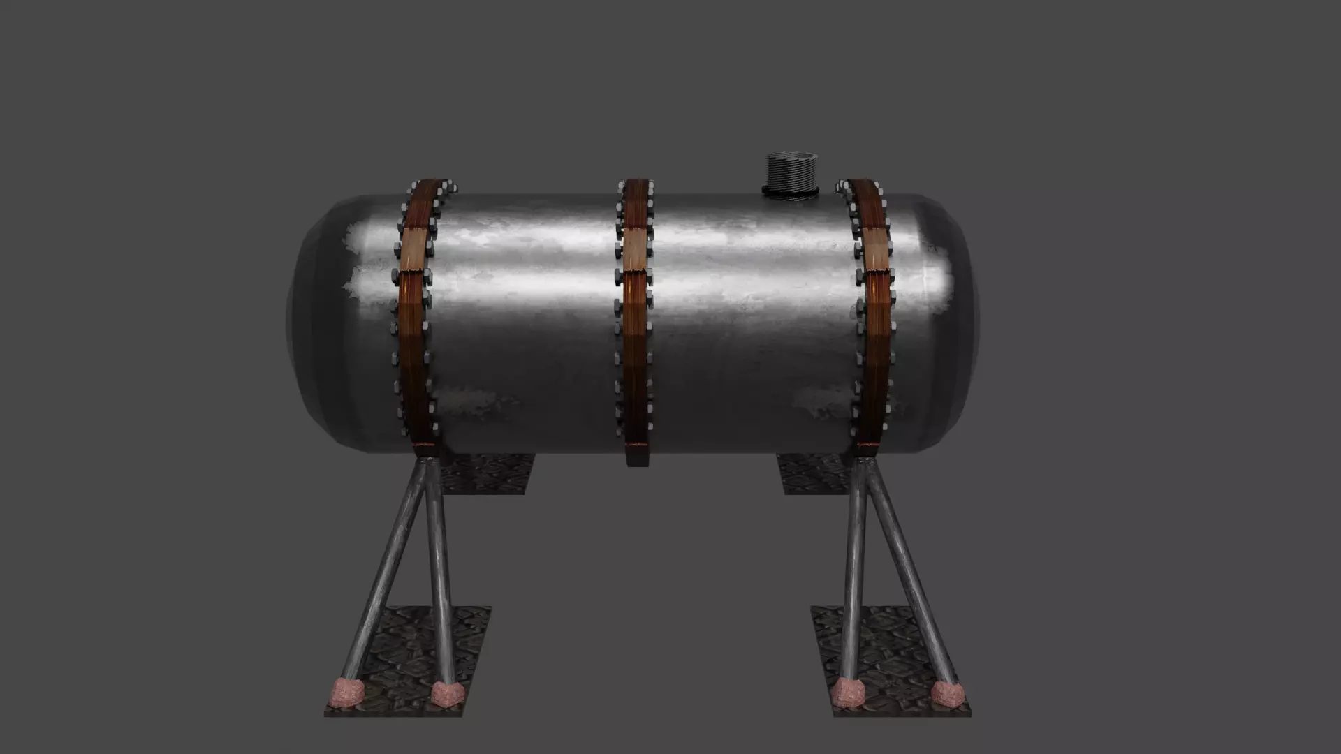tanker Free low-poly 3D model