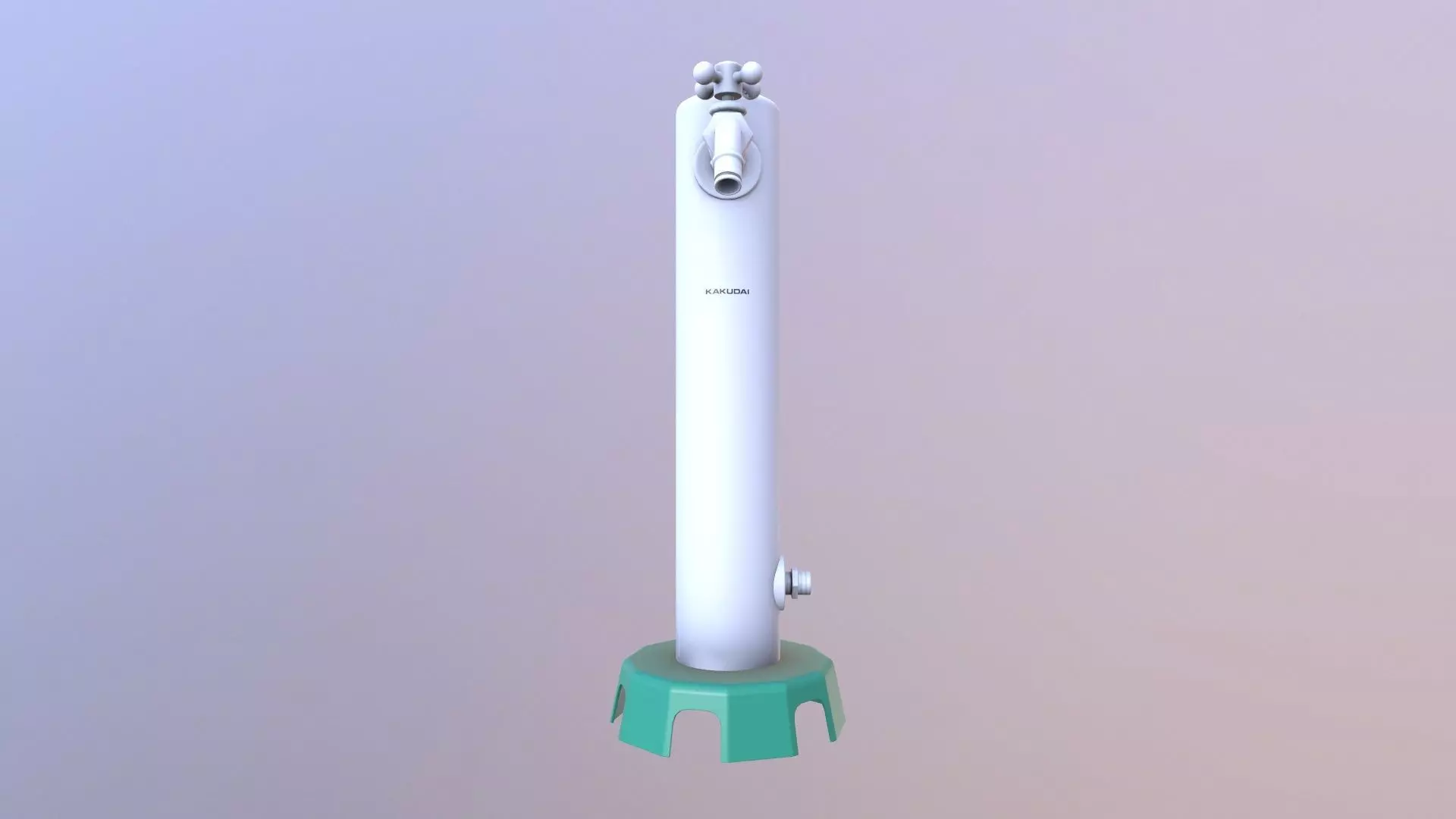 Garden Fountain 3D model_0