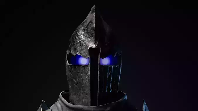 Undead Knight Low Poly Game Model