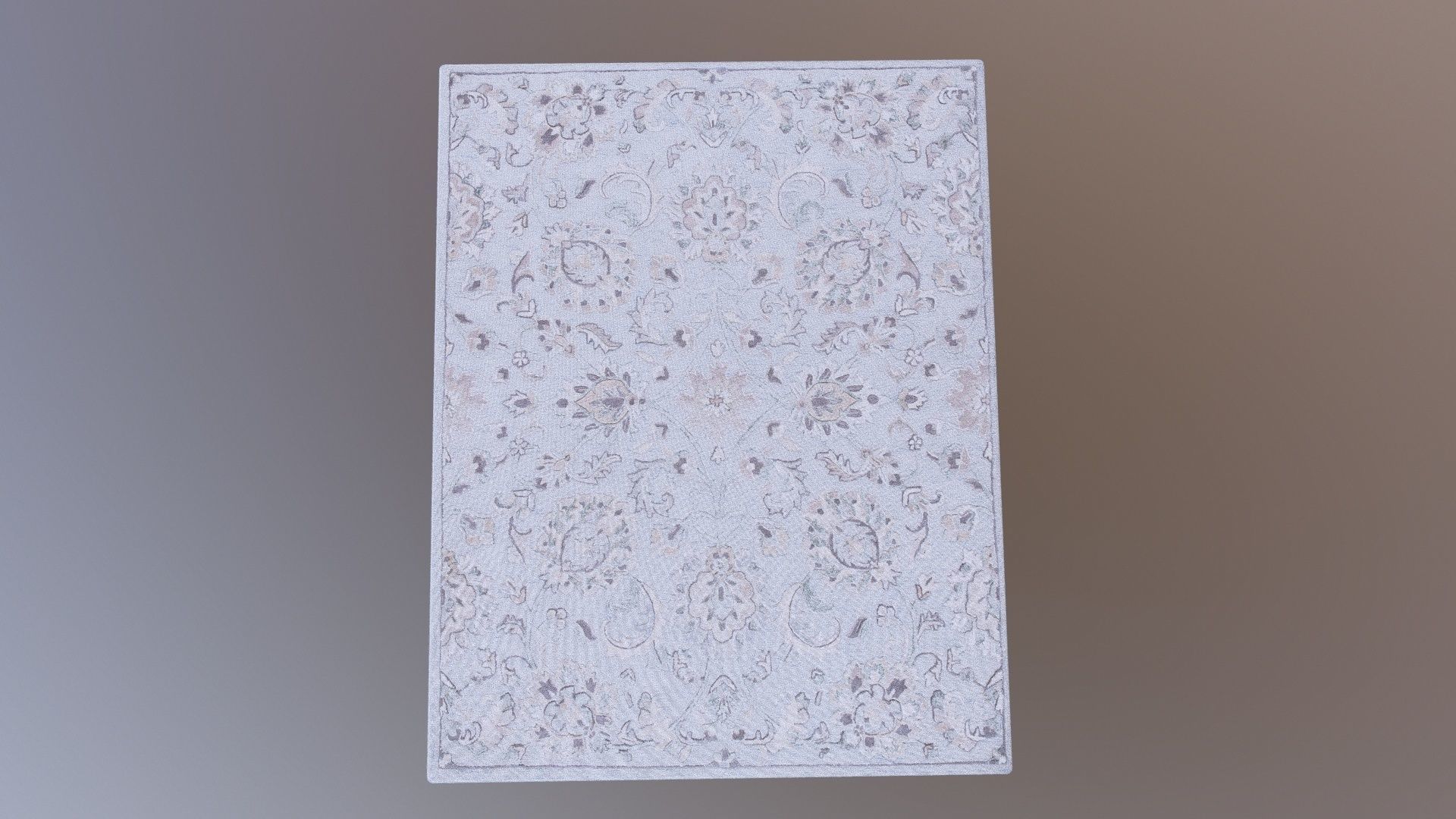 Silk mat 3D model_3