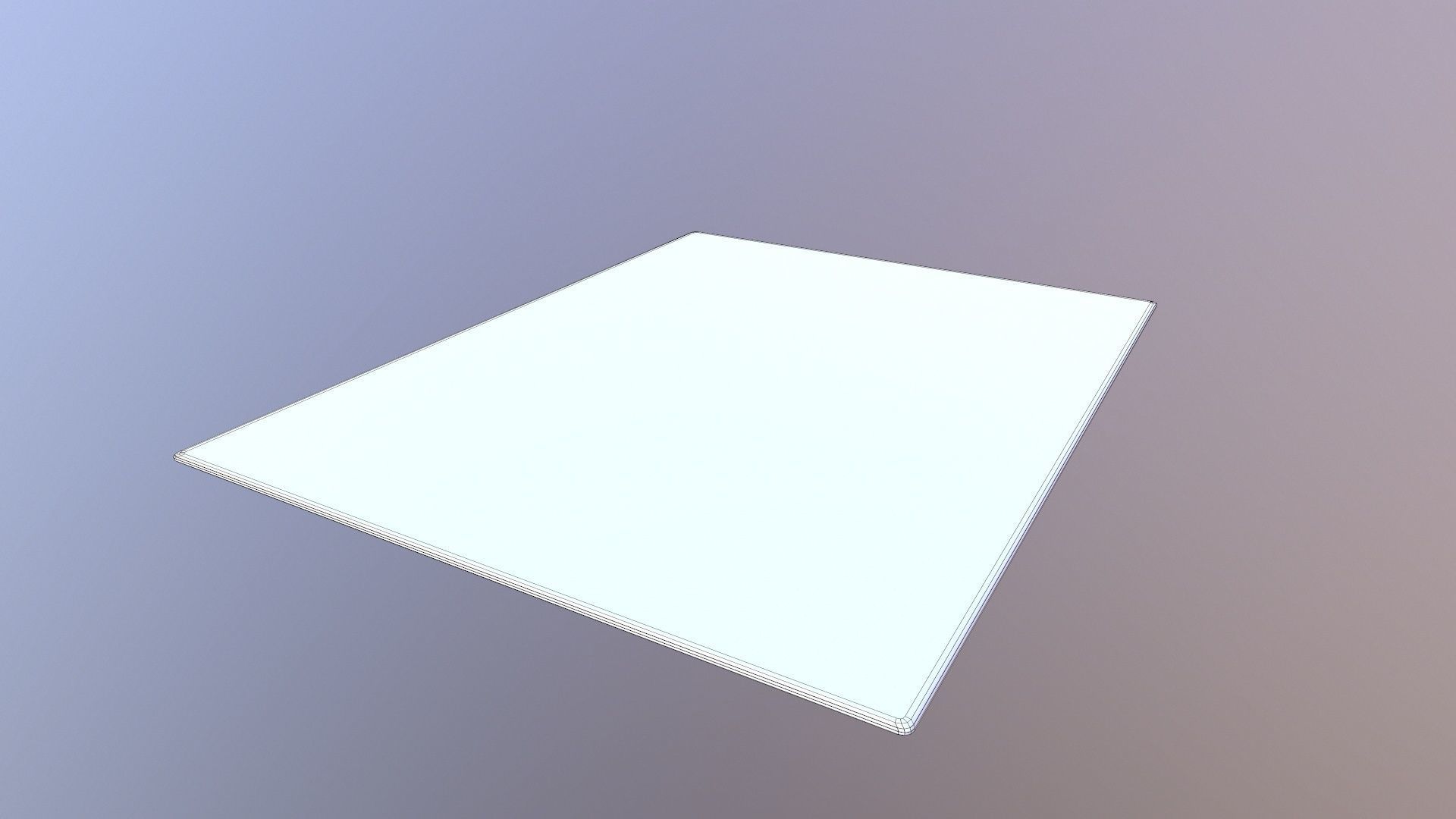 Silk mat 3D model_6