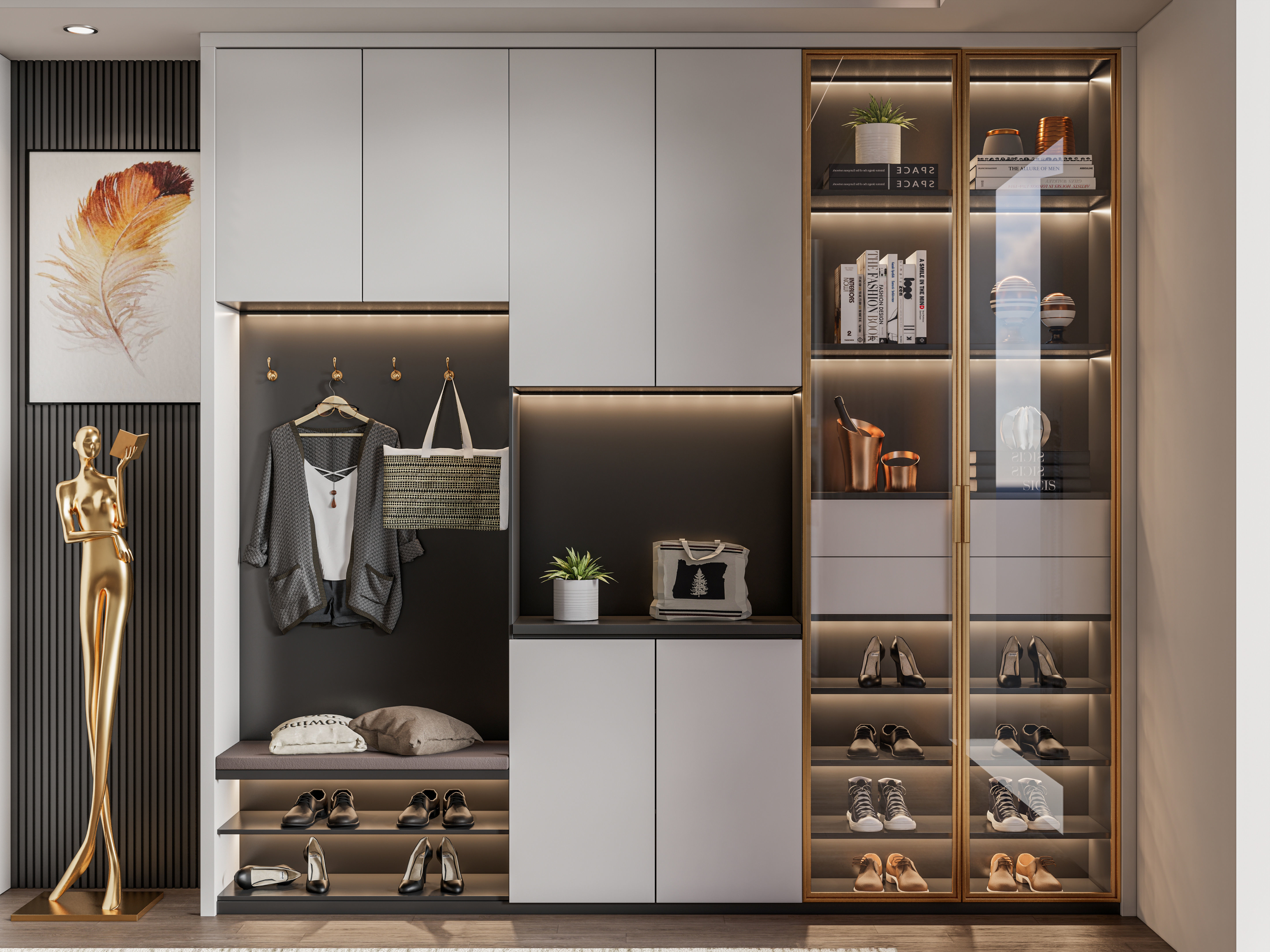 Entryway hallway entrance hall corridor furniture 26  3D model_7