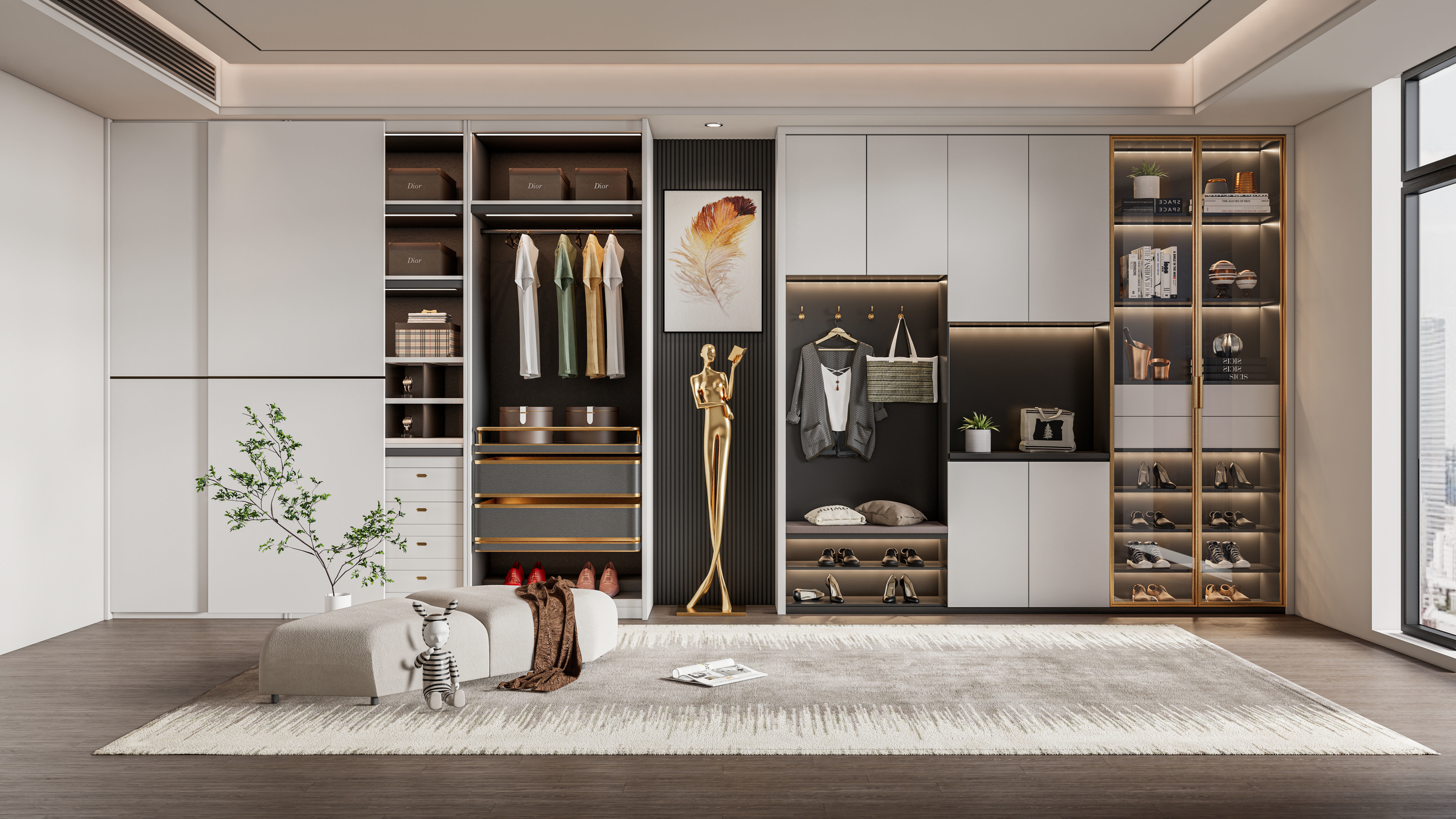 Entryway hallway entrance hall corridor furniture 26  3D model_18