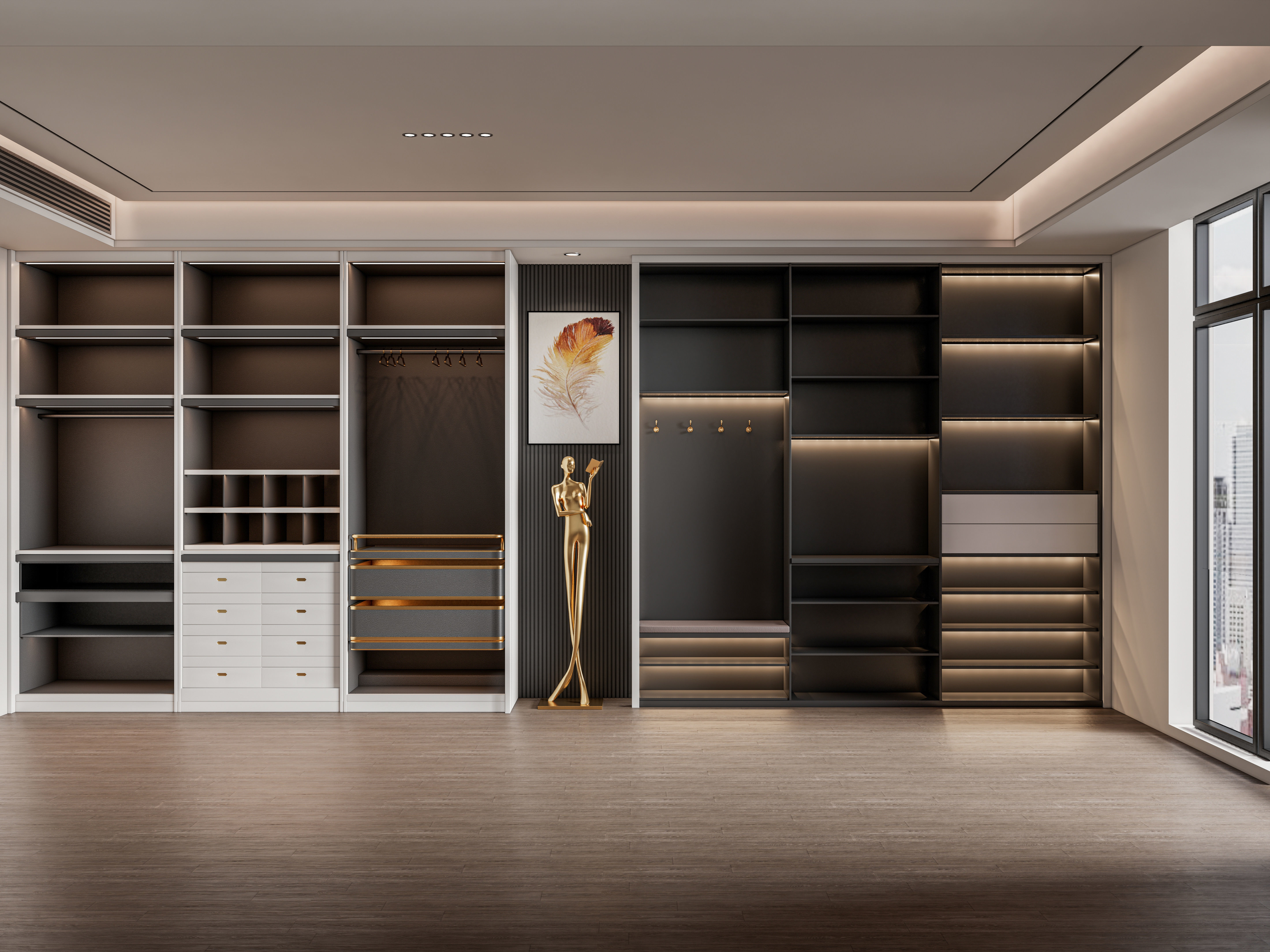 Entryway hallway entrance hall corridor furniture 26  3D model_3