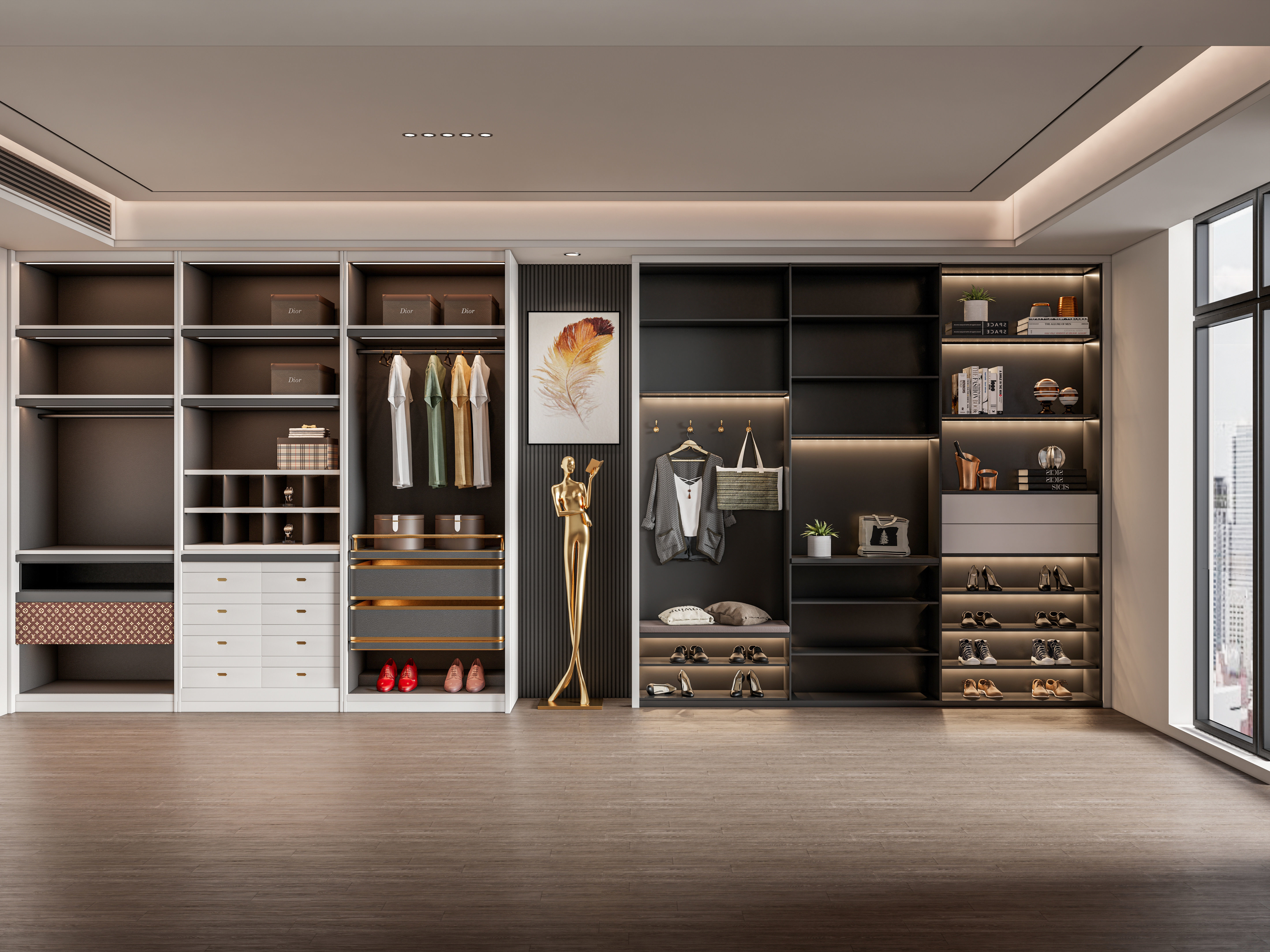 Entryway hallway entrance hall corridor furniture 26  3D model_4