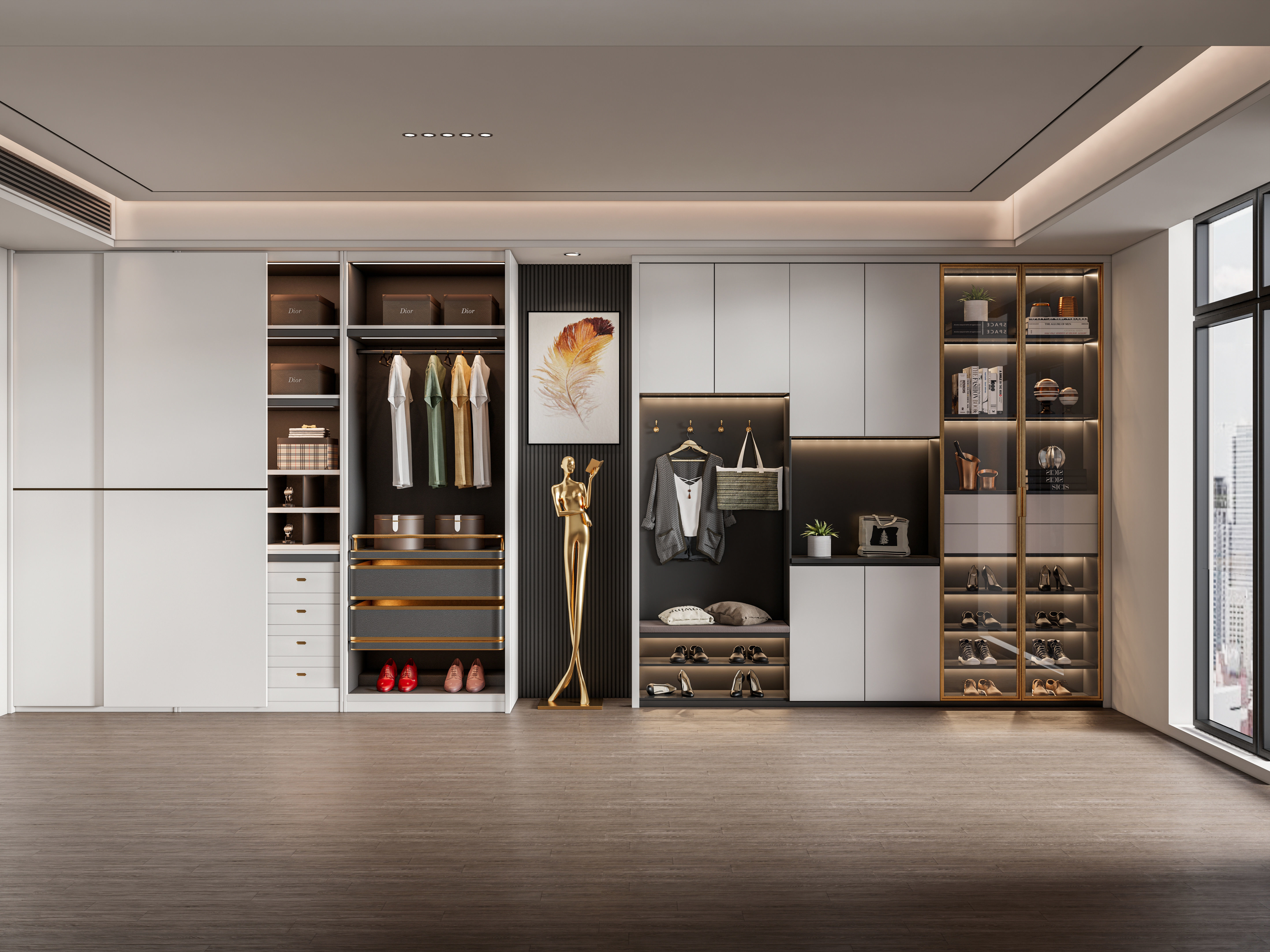 Entryway hallway entrance hall corridor furniture 26  3D model_5