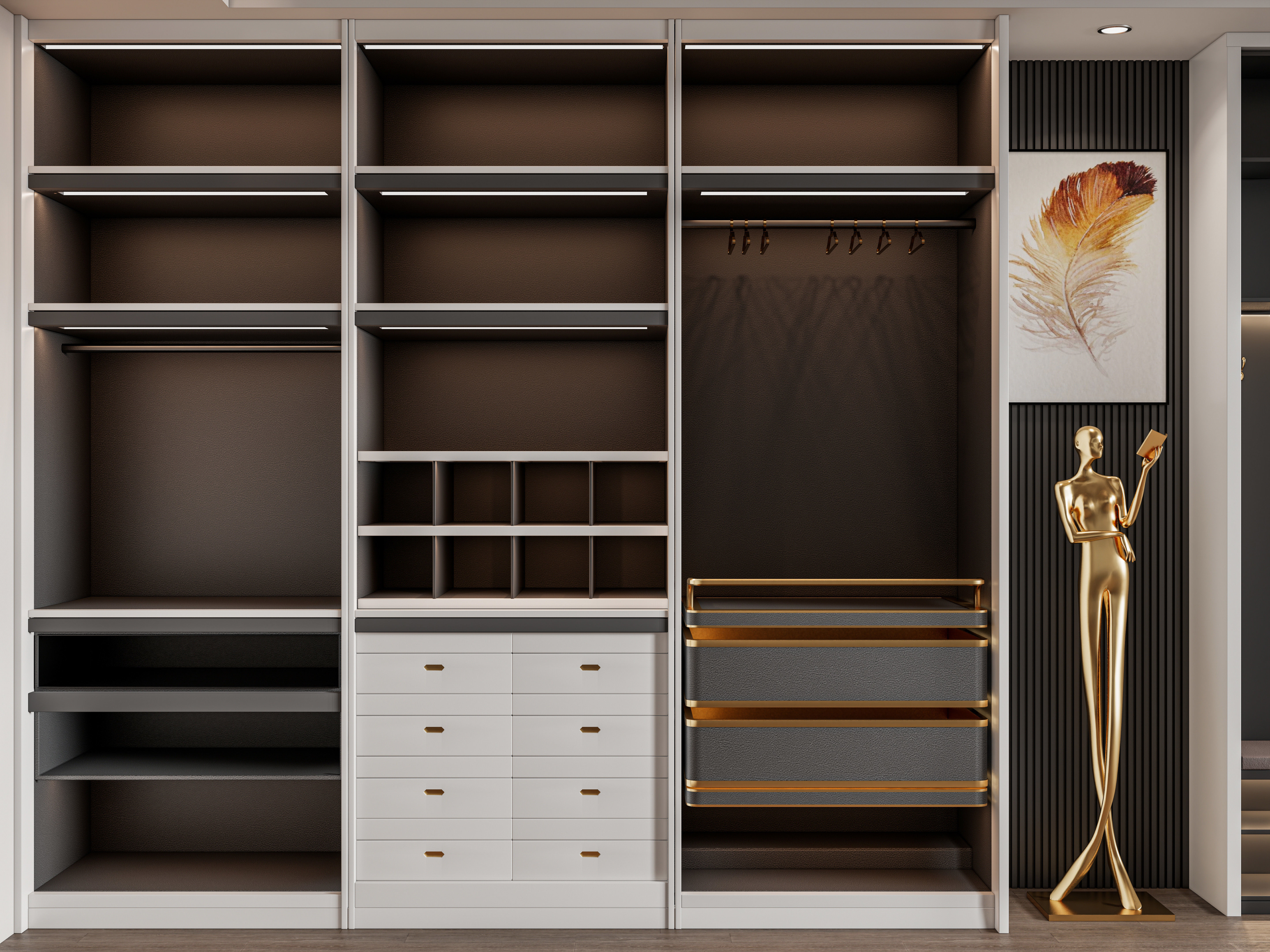 Entryway hallway entrance hall corridor furniture 26  3D model_12