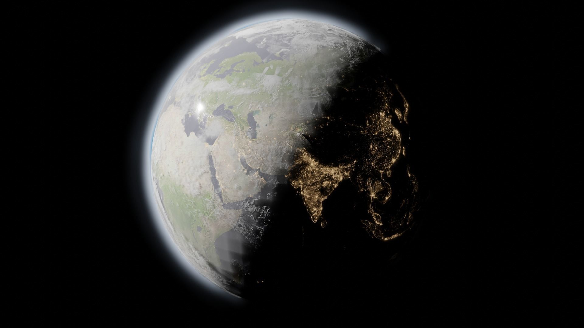 Third Planet Of Sun Earth 3D model_4