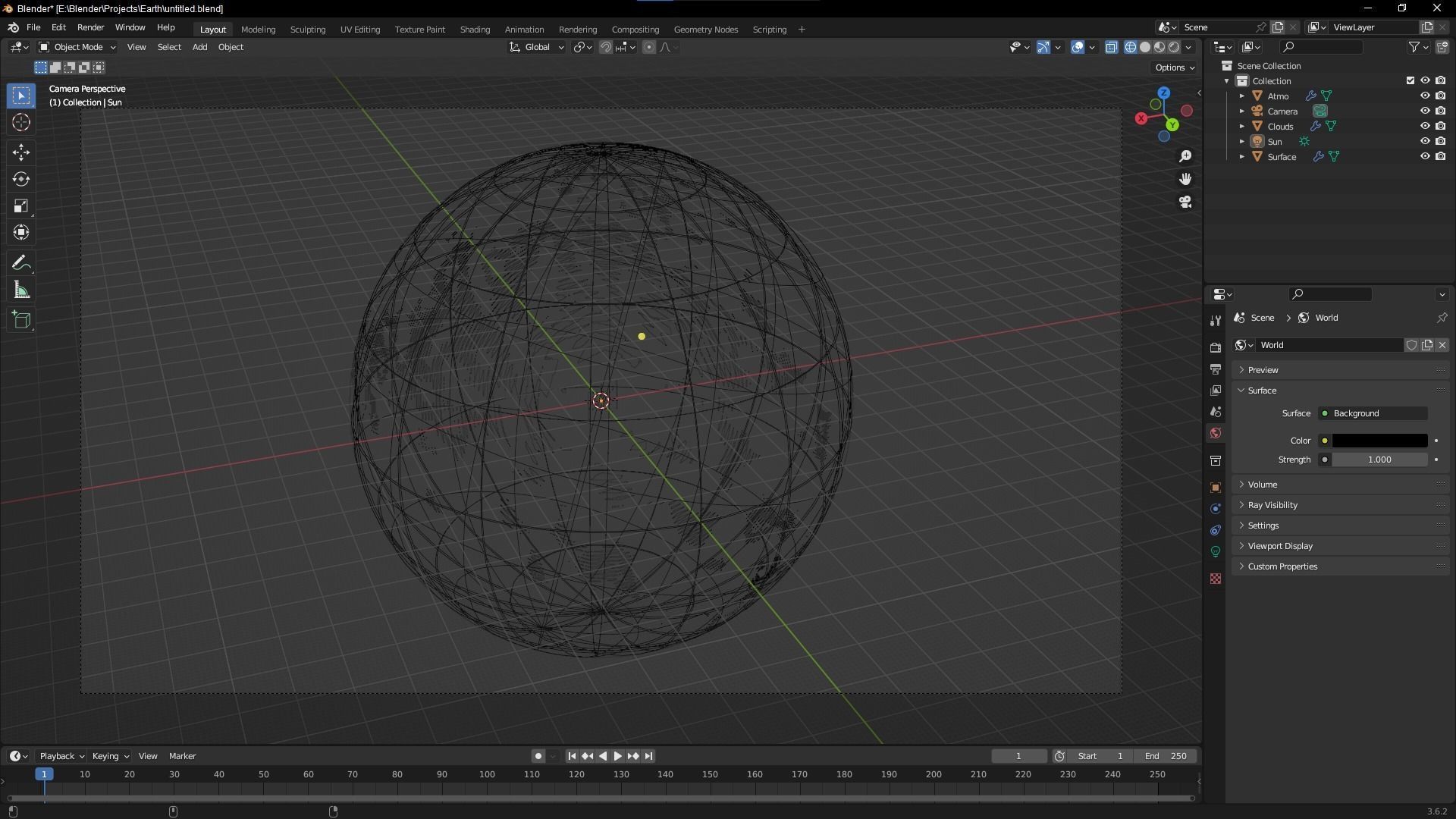 Third Planet Of Sun Earth 3D model_6