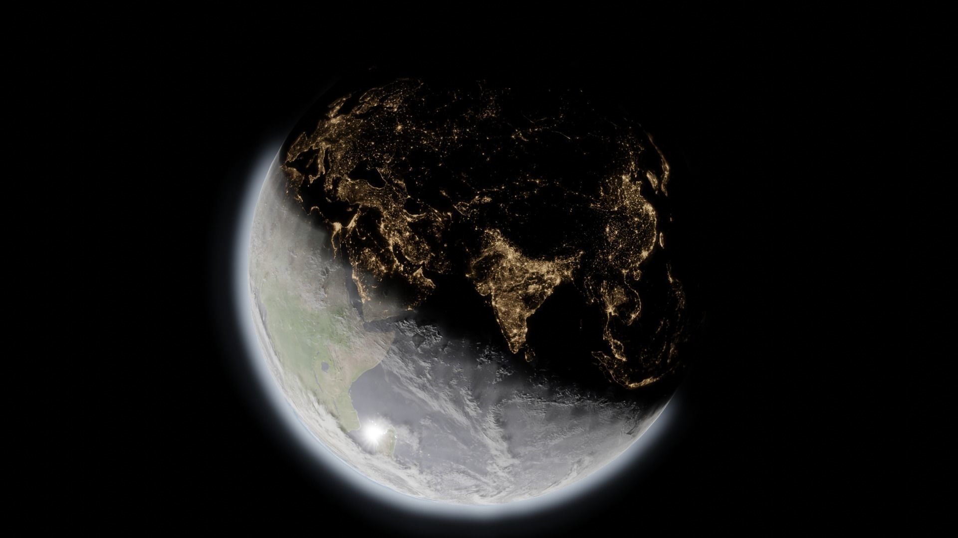 Third Planet Of Sun Earth 3D model_5