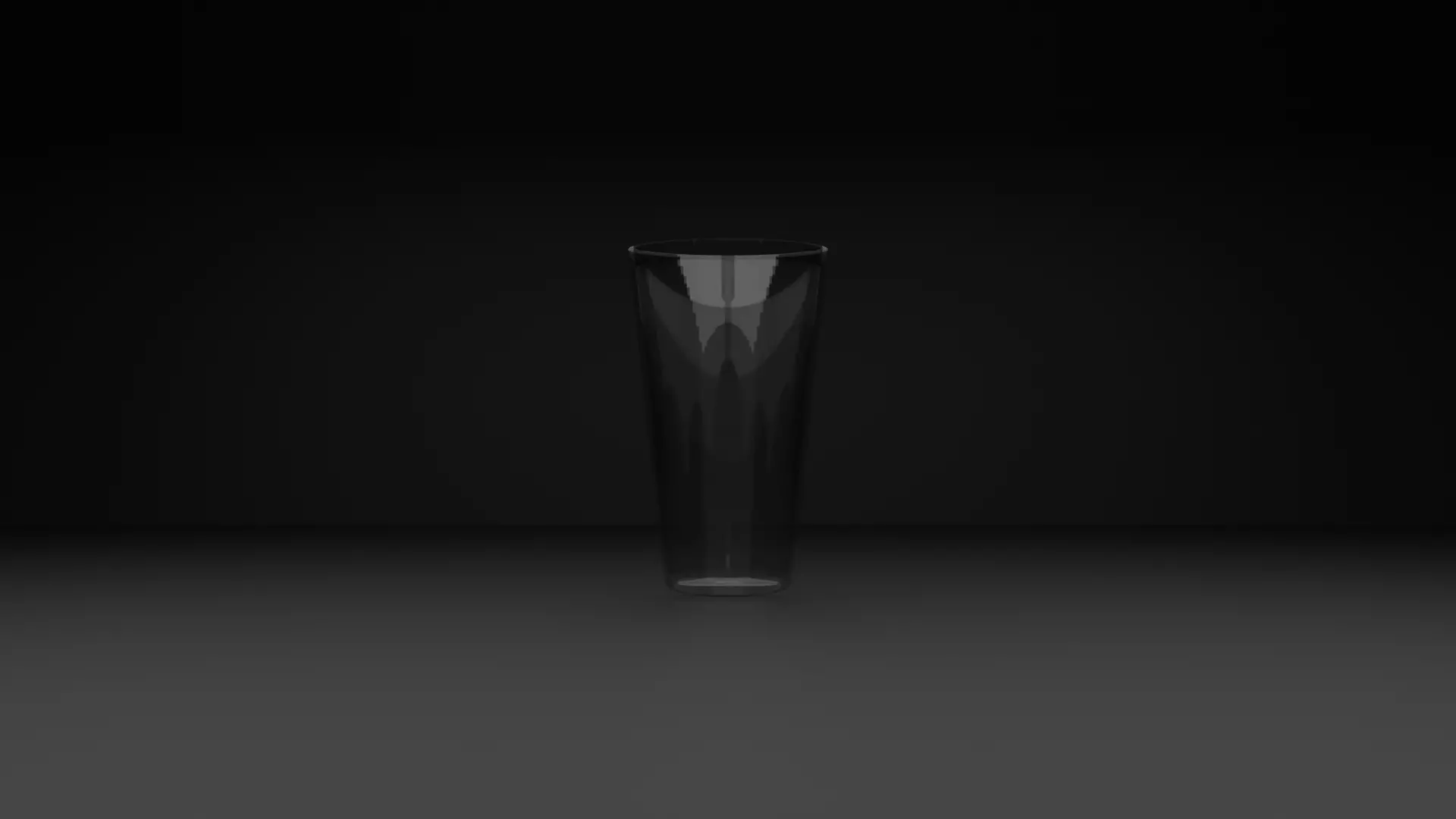Glass Cup 3D model_0