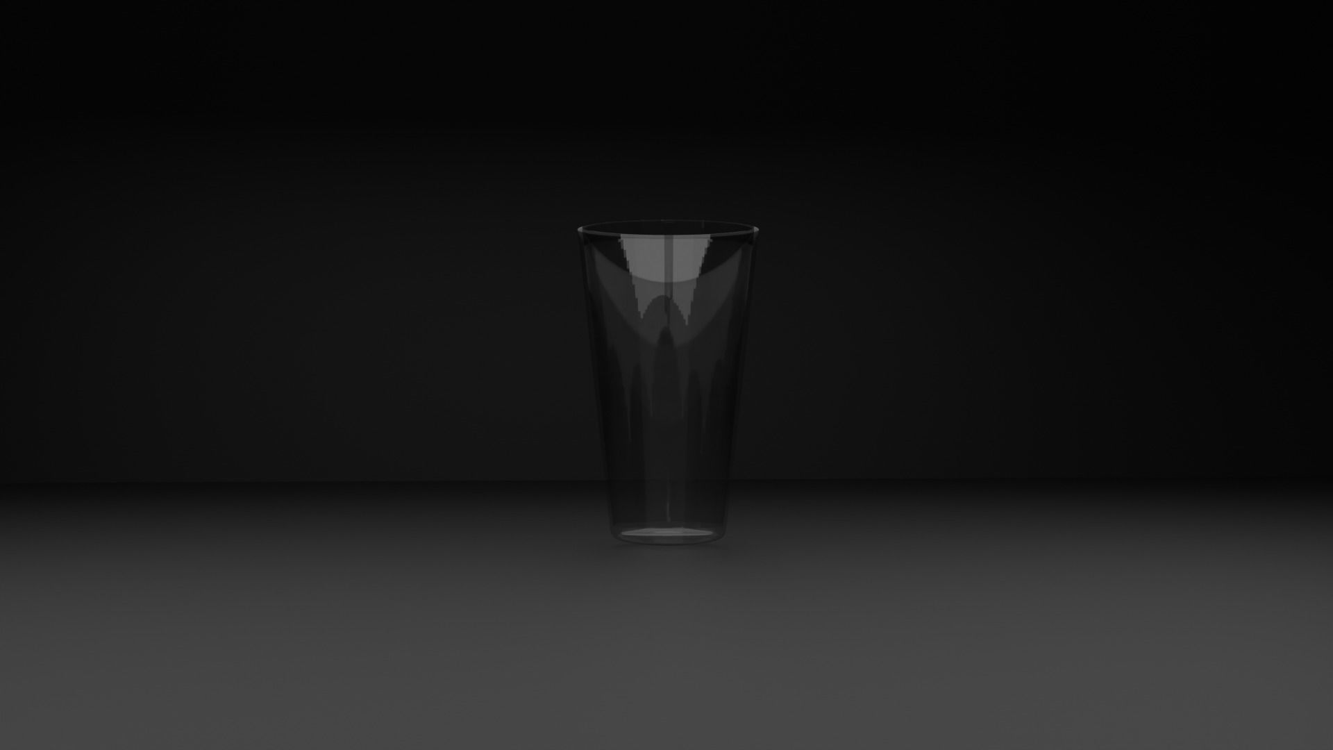 Glass Cup 3D model_1