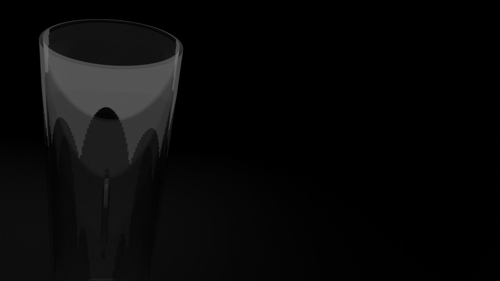 Glass Cup 3D model_3