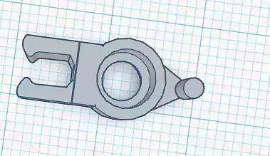 Power Rangers Turbo Artillatron Middle and Bottom Door Clip