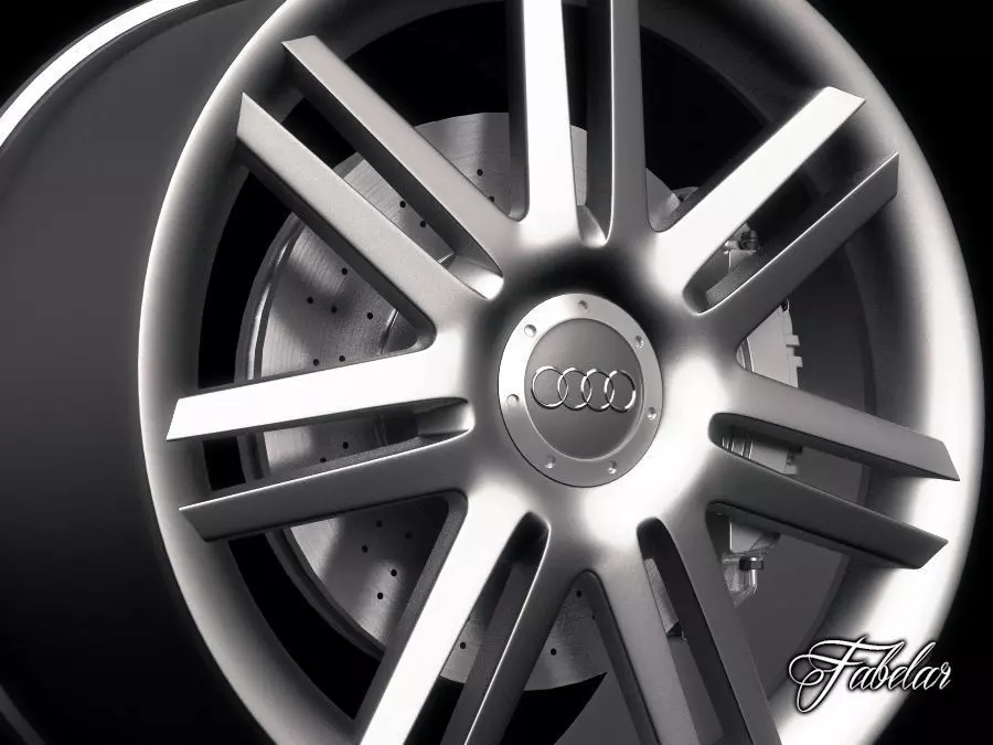 Audi A3 rim 3D model