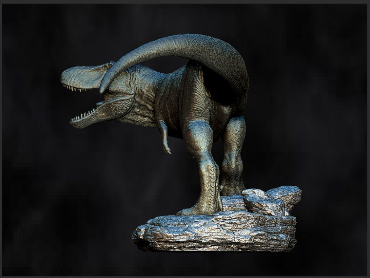3D Print Model Jurassic Park Tyrannosaurus Rex Dinosaur Animal 3D print model_3